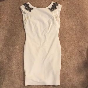 White cocktail dress - Zara